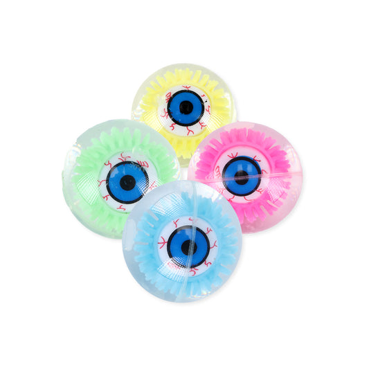 Party Central 12PCE Bouncy Eyeballs Lights Up Glows In The Dark Fun Toy 5.5cm