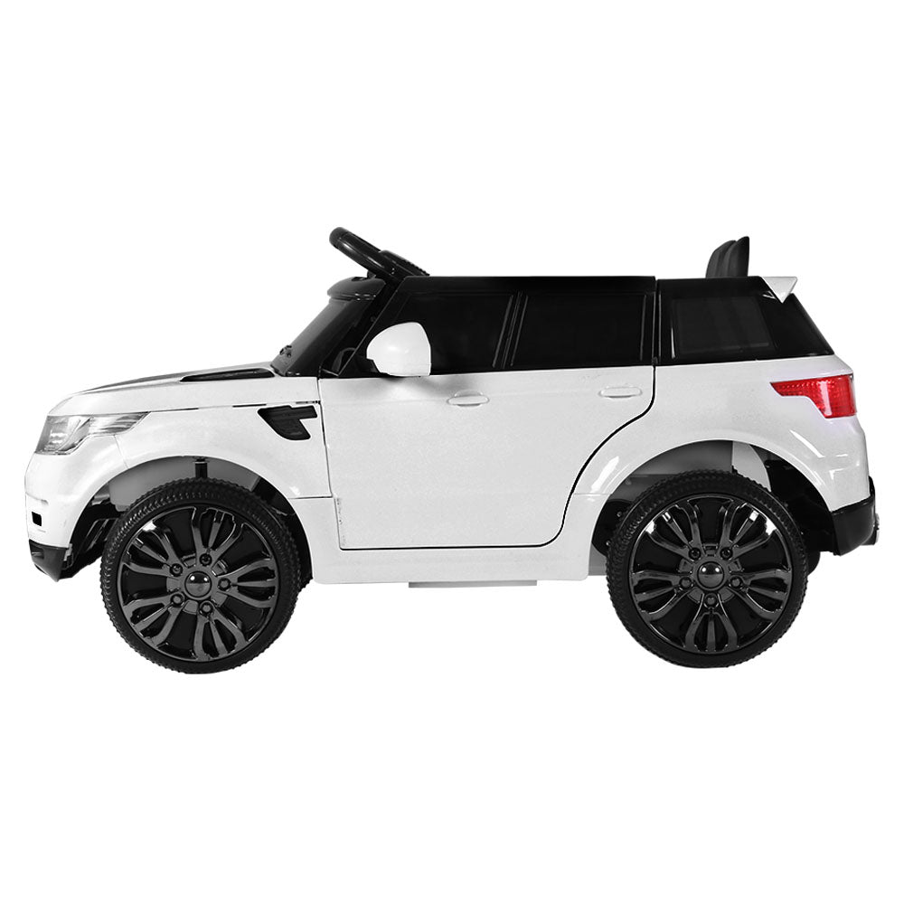 Rigo Kids Electric Ride On Car SUV Range Rover-inspired Cars Remote 12V White